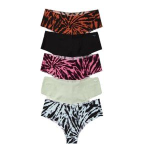 VS PINK 5 Pack No Show Cheekster Panty Set NWT